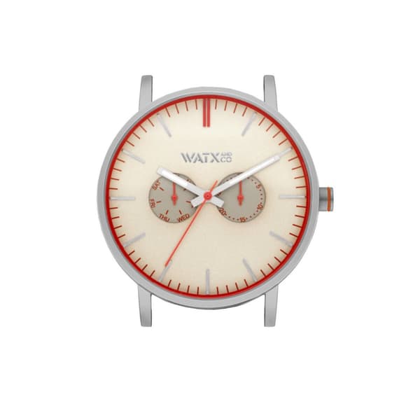 Unisex ur Watx & Colors WXCA2711 Gylden Sølvfarvet (Ø 44 mm)