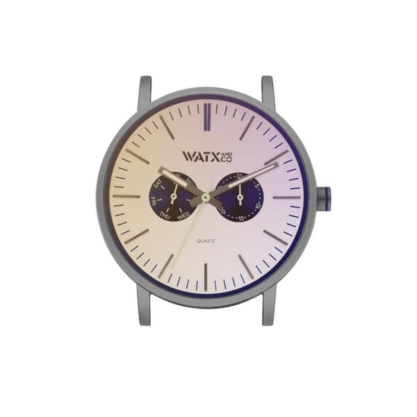 Unisex ur Watx & Colors WXCA2737 Grå Sølvfarvet (Ø 44 mm)