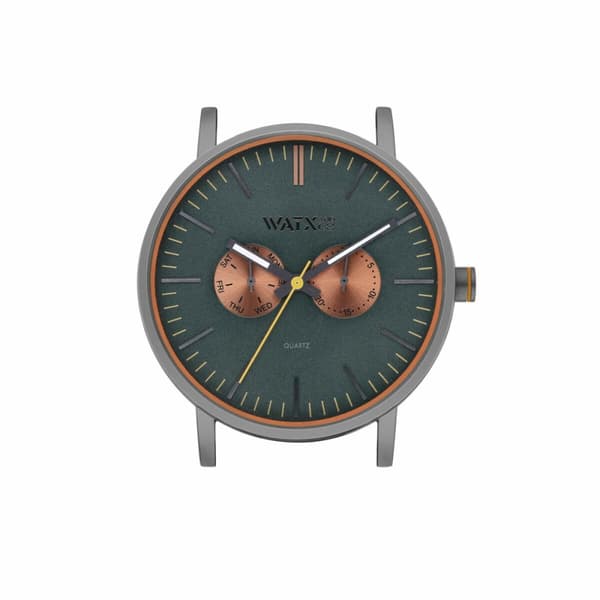 Unisex ur Watx & Colors WXCA2741 Grøn Grå (Ø 44 mm)