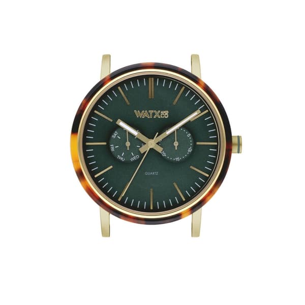 Unisex ur Watx & Colors WXCA2740 Grøn Gylden (Ø 44 mm)