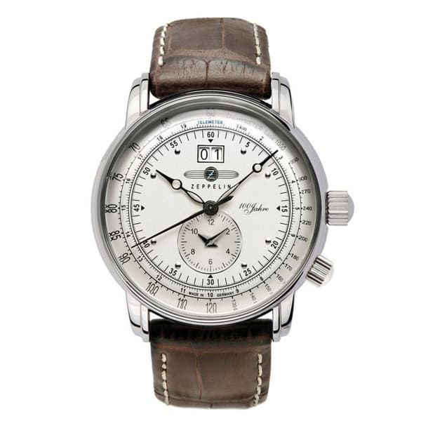 Herreur Zeppelin Zegarek Zeppelin 7640-1 męski Sølvfarvet