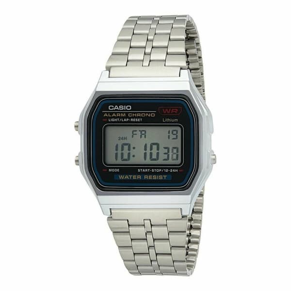 Unisex kellot Casio A-159WA-N1 Harmaa (Ø 33 mm)
