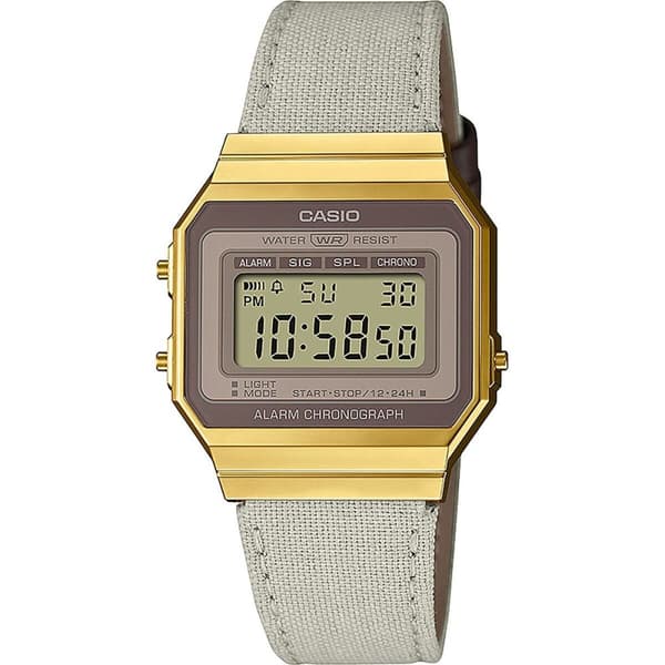 Unisex ur Casio VINTAGE SLIM DESIGN Brun (Ø 35,5 mm)