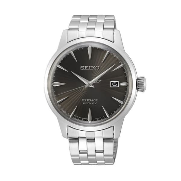 Herrklocka Seiko SRPE17J1 Grå Silvrig