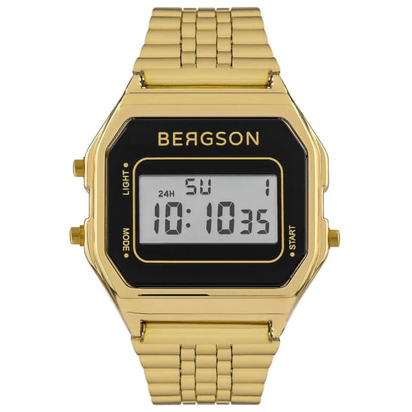 Unisex ur Bergson BGW8159U3 Sort (Ø 34 mm)