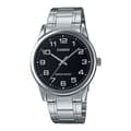 Miniatyrbillede 1 af 2: Unisex ur Casio COLLECTION Sort Sølvfarvet (Ø 38 mm)
