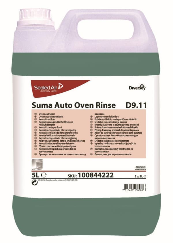 Sköljmedel AUTO OVEN RINSE D9 5L 2st