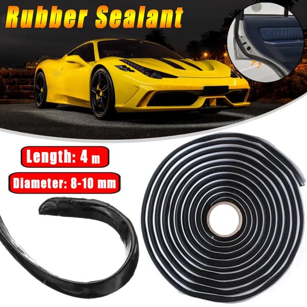 4M gummilimforseglingsmiddel Bil Truck Forlygte LED Retrofit Genforsegling Strip Protector 1 PC Til Bil Forlygter/Forrude(1 PC)