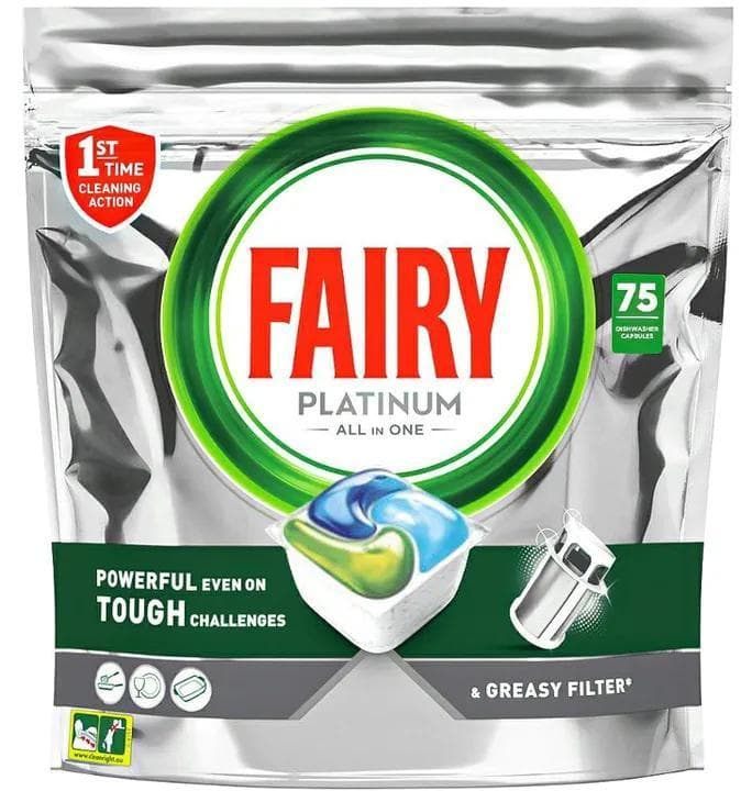 Fairy Platinum Allt-i-1 - Diskmaskinstabletter 75st