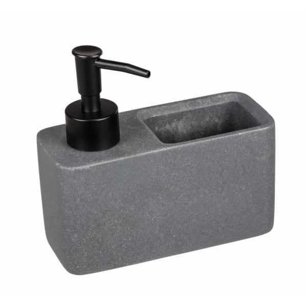 Resa diskmedelsdispenser, tvåldispenser, natursten visuell med svampfack (ingår),