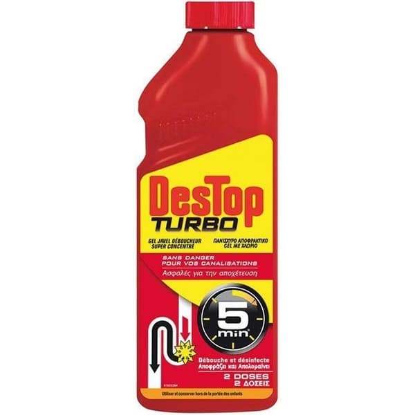 Destop turbo gelblekmedel 1l