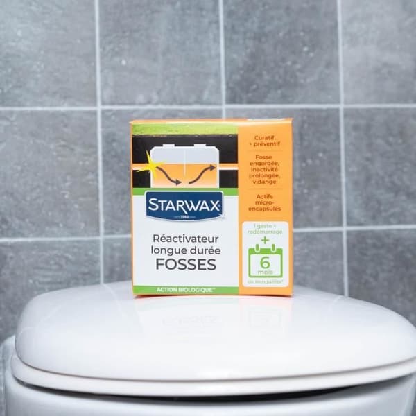 Reaktivator för blockerade gropar - STARWAX - 500 g - Biologisk verkan