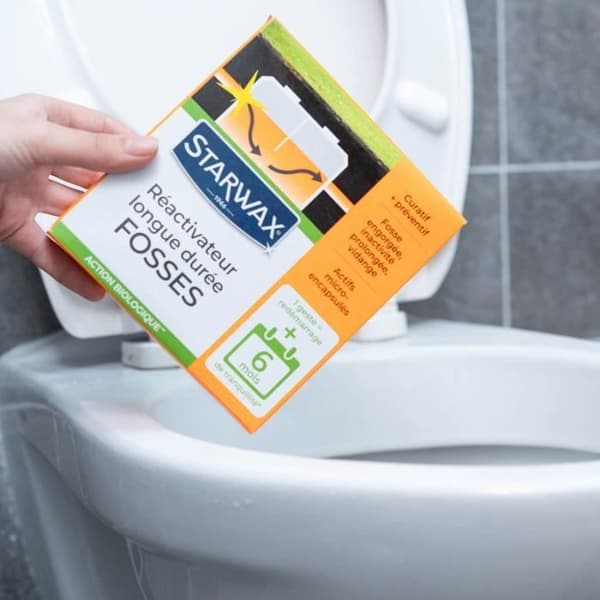 Reaktivator för blockerade gropar - STARWAX - 500 g - Biologisk verkan