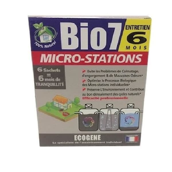 SÄRSKILD UNDERHÅLL MICRO STATION INDIVIDUELL 6 MÅNADER BIO7 ECOGENE