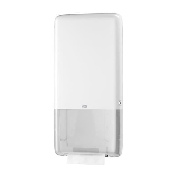 Handdukshållare - TORK - PeakServe - Kapacitet 2100 ark - Modern design - Vit