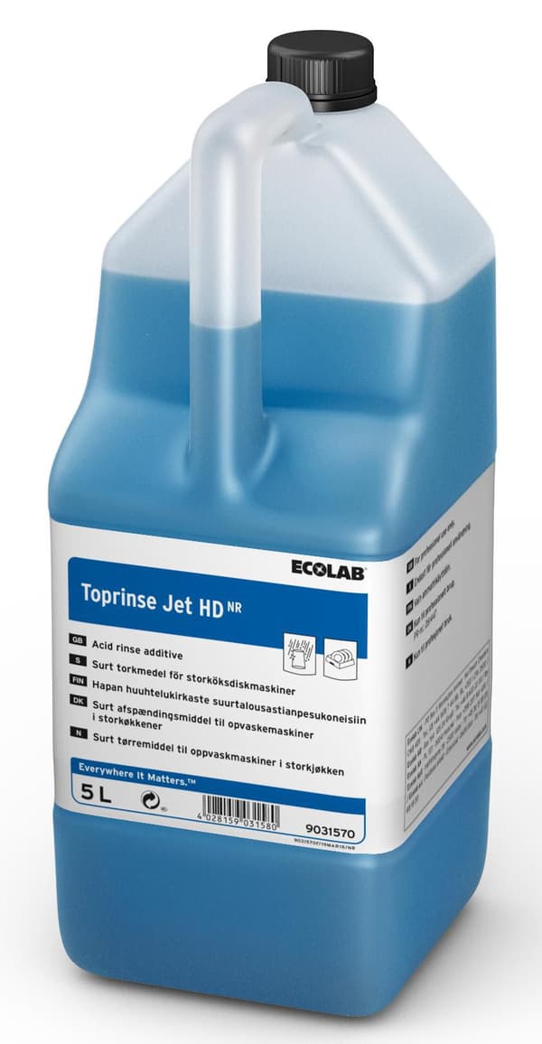 Torkmedel ECOLAB Toprinse Jet HD 5L 2/fp