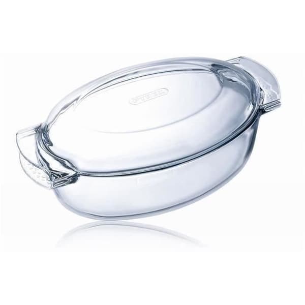 PYREX - 460A000 / 7143 - Oval grytform - 38 cm * 23 cm - Pyrex Classic - 4.4L + 1.4L