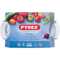 Pikkukuva 4 / 4: PYREX - 460A000 / 7143 - Oval grytform - 38 cm * 23 cm - Pyrex Classic - 4.4L + 1.4L