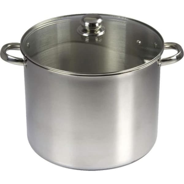 BAUMALU Catering i rostfritt stål + glaslock - 30 cm
