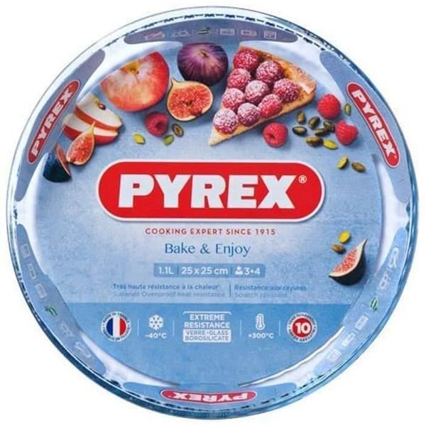 PYREX klassisk pärsmat på glas 27 cm transparent