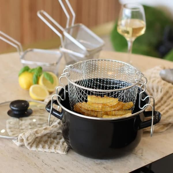 THEKITCHENETTE Fryer med lock 3645580 26cm Alla värmekällor inklusive induktion