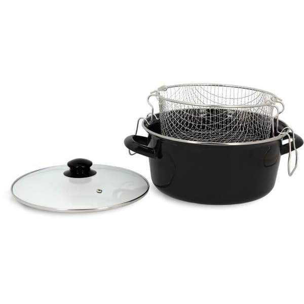 THEKITCHENETTE Fryer med lock 3645580 26cm Alla värmekällor inklusive induktion