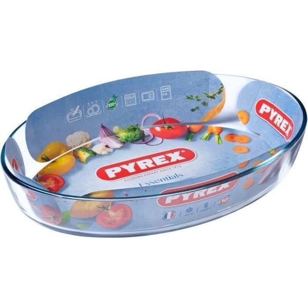 PYREX - VÄSENTLIGA - Oval glasskål 35 * 24 cm