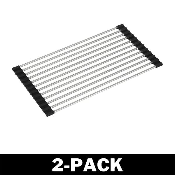 Astiateline ruostumatonta terästä Kokoontaittuva 2-Pack