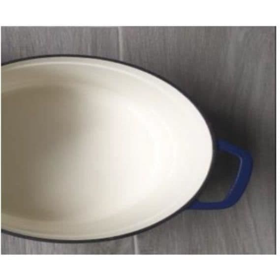 GSW - Blue Magic - Cocotte - 33 x 26 cm - Gjutjärn - Blå - Alla värmekällor inklusive induktion