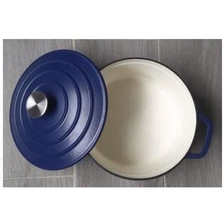 GSW - Blue Magic - Stockpot - Ø 20 cm - Gjutjärn - Blå - Alla värmekällor inklusive induktion