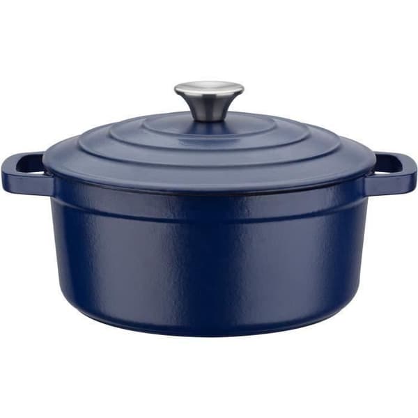 GSW - Blue Magic - Stockpot - Ø 20 cm - Gjutjärn - Blå - Alla värmekällor inklusive induktion