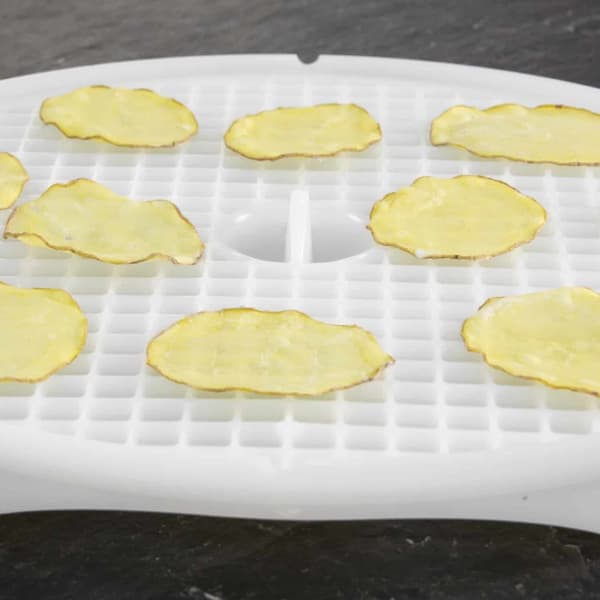 Borner Crispymaker set om 2, veganchips, grönsakschips, mikrovågschips, fettfria chips, morotschips, äppelchips