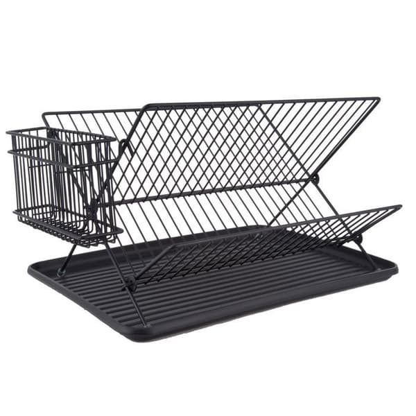 Diskavlopp - Design - Metall - Svart - 36,5x29,5x23,5 cm - Kökstillbehör