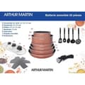 Pikkukuva 2 / 3: Kök batteri 20 stycken Arthur Martin - aluminium - avtagbart handtag - alla lampor inklusive induktion