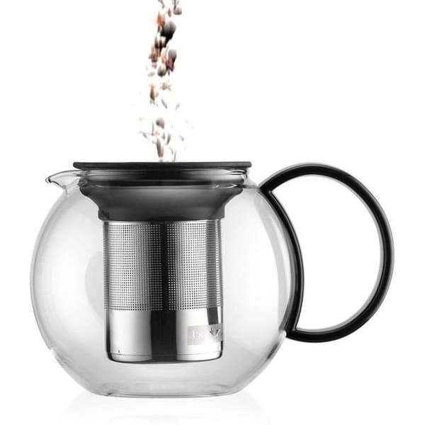 Tekanna BODUM - ASSAM - plastlock - filter i rostfritt stål - 1,0 l