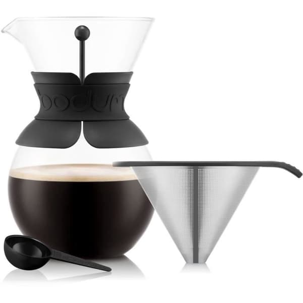 Till över - Bodum Coffee Maker, Permanent rostfritt stålnätfilter, 1,0 L, 8 koppar