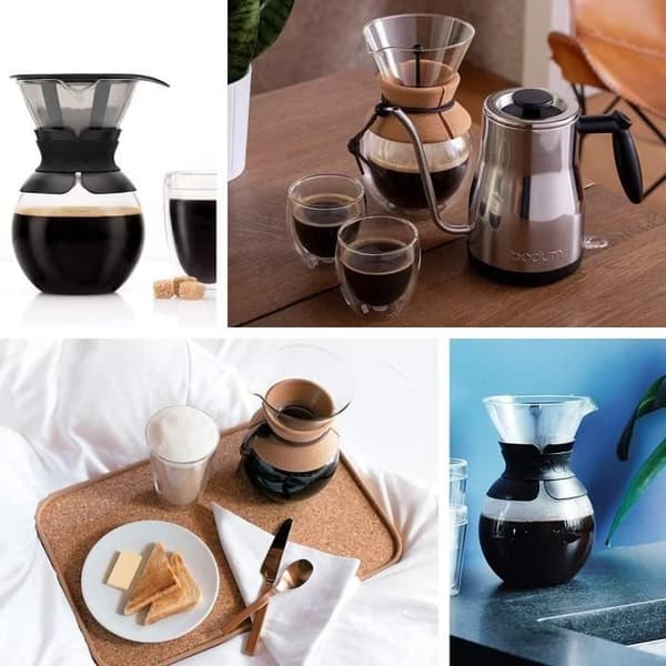 Till över - Bodum Coffee Maker, permanent rostfritt stålnätfilter, 0,5 L, 4 koppar