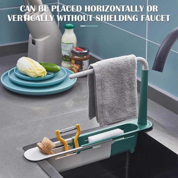 23,5-40cm multifunktionellt infällbart avloppsställ, stabilt och hållbart, lätt att installera