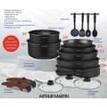 Miniatyrbild 4 av 4: Kokkärl - Alla brännare inklusive induktion - Arthur Martin - AM0530 - Aluminium - Non-stick - 20 stycken - Avtagbart handtag
