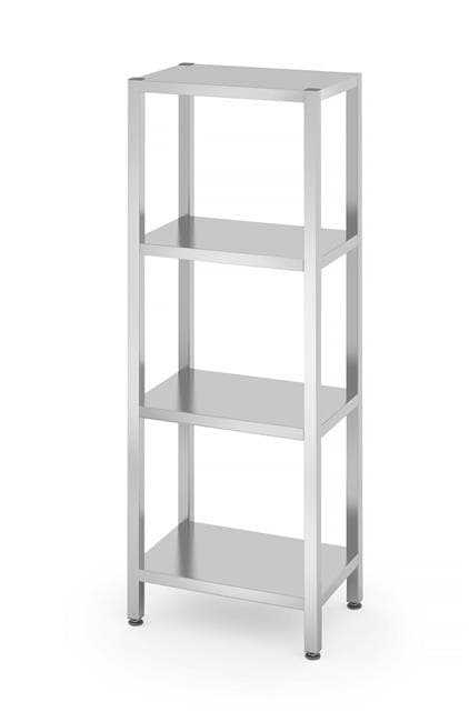 Lagerhylde med 4 hele hylder - skruet 812563