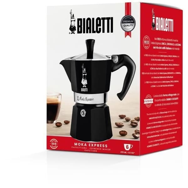 Italiensk kaffebryggare - BIALETTI - RAINBOW - 6 koppar - 0,30 L - Grön