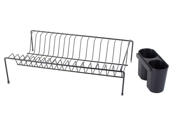 Diskställ med avrinning