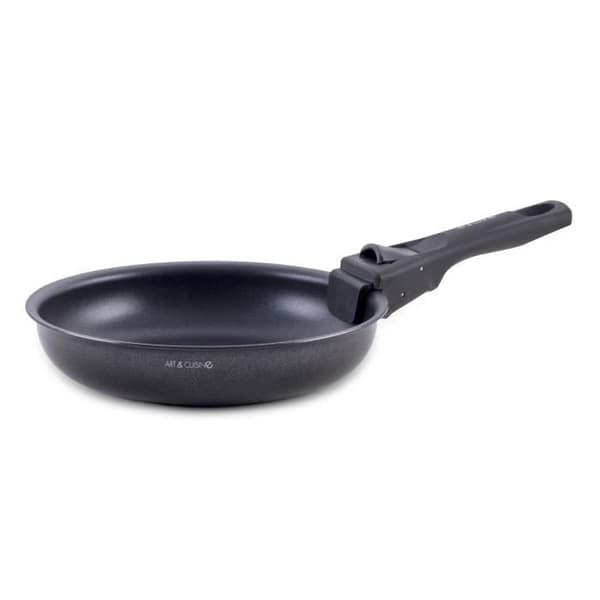 Köksredskap - Alla värmekällor inklusive induktion - KONST & KÖK - AC1824 - Aluminium - 18 delar - Non-stick - Avtagbart handtag
