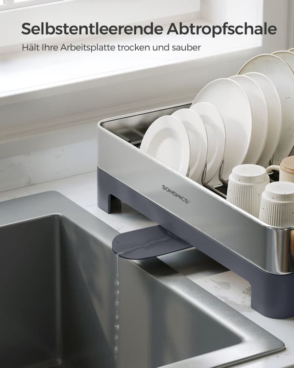 Dräneringsställ - rostfritt stål - fingeravtrycksbeständigt