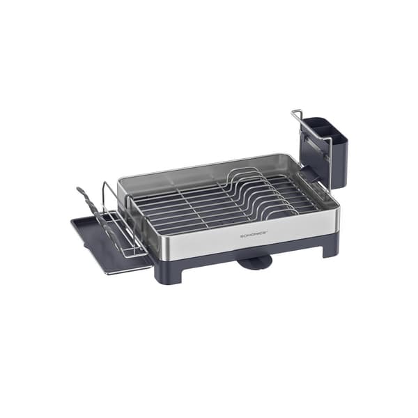 Rootz diskavlopp i rostfritt stål - Silvergrå Diskbänk Organizer - Torkställ - Fingeravtrycksresistent - 31,7 cm x 57,2 cm x 24,6 cm
