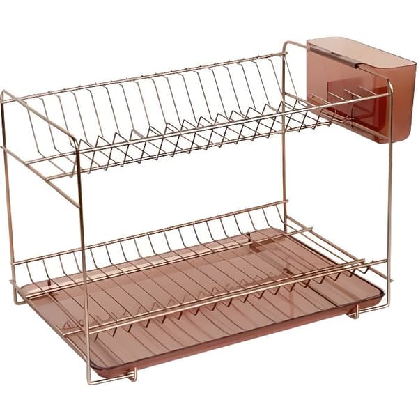Sauvic 90994 Kopparfatavlopp Stål Bestickavlopp Medium modell - L.38.5 x B.23.5 x H. 28,5 cm