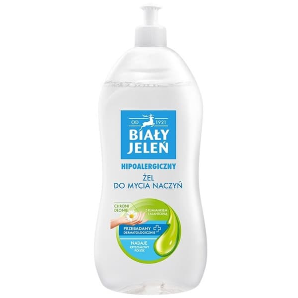 Diskmedel - BIAŁY JELEŃ - Kamillete - 1L - Hypoallergen - Kristall-effekt