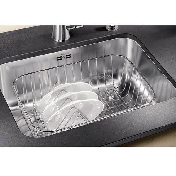 Diskavlopp i rostfritt stål 405x308 BLANCO