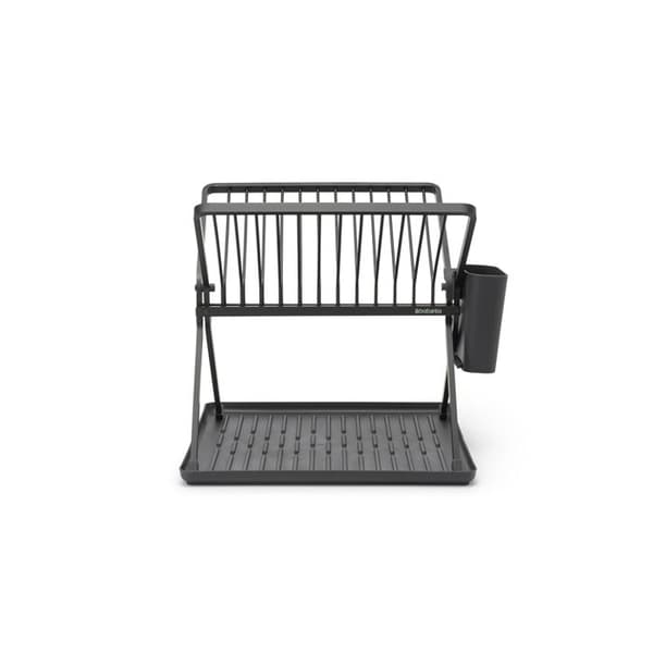 Fällbar diskstället liten modell mörkgrå - Brabantia