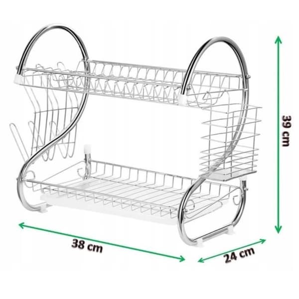 Diskavlopp 2 nivåer Bestickstallrikar 38cm Maestro